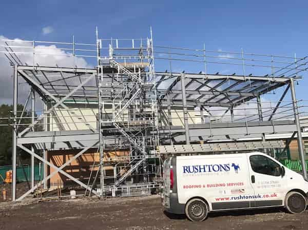 Scaffolding at Warehouse in Manchester